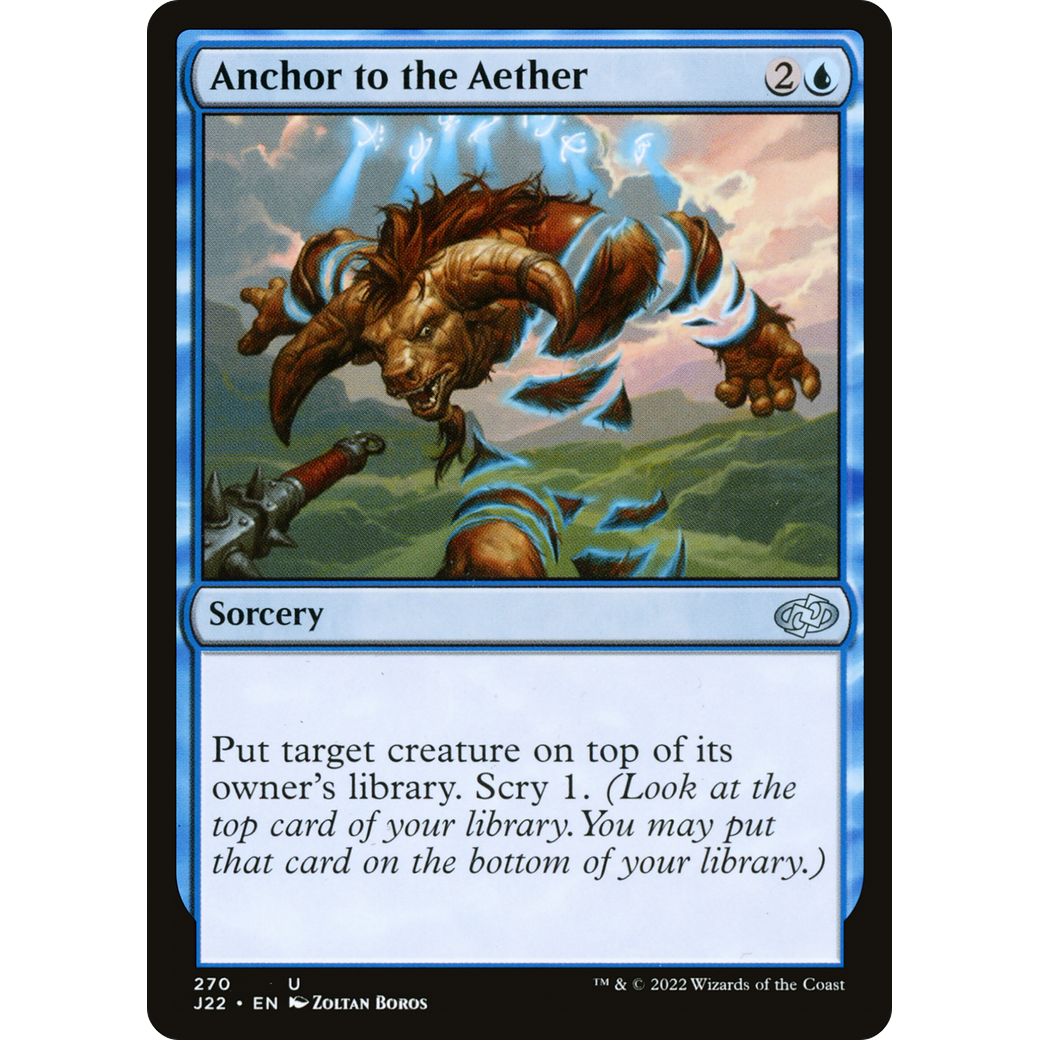 Anchor to the Aether (J22-270) - Jumpstart 2022