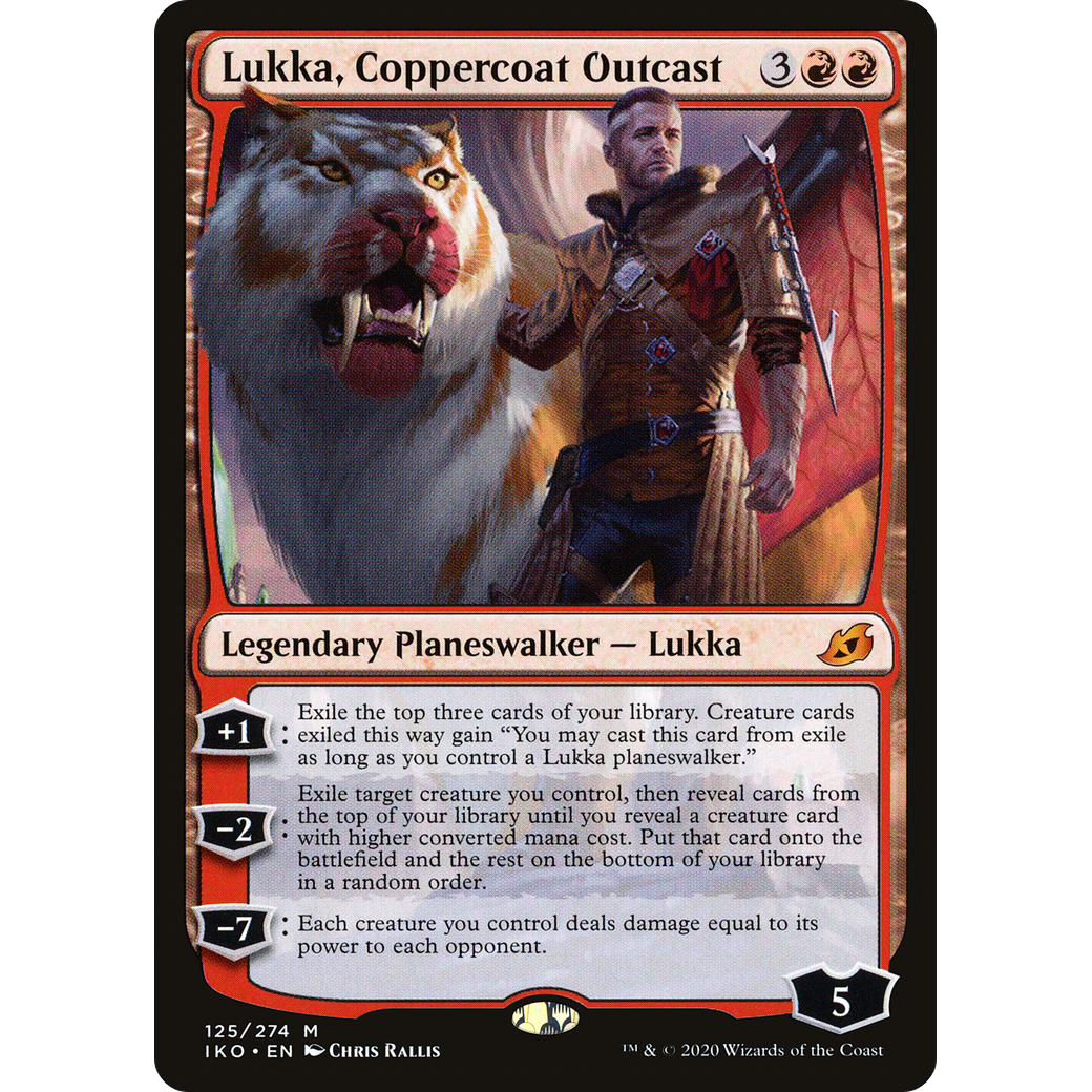 Lukka, Coppercoat Outcast (IKO-125) - Ikoria: Lair of Behemoths
