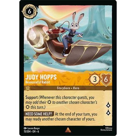 Judy Hopps - Resourceful Rabbit (15/204) - Azurite Sea Cold Foil
