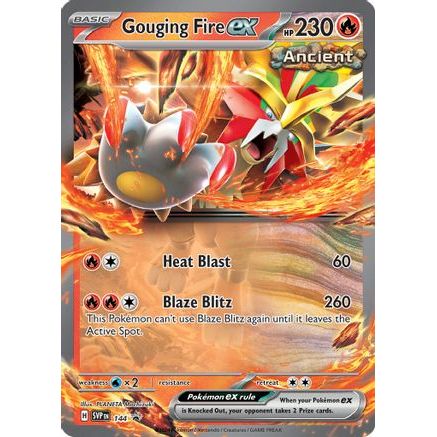Gouging Fire ex - 144 144 - SV Scarlet & Violet Promo Cards Holofoil