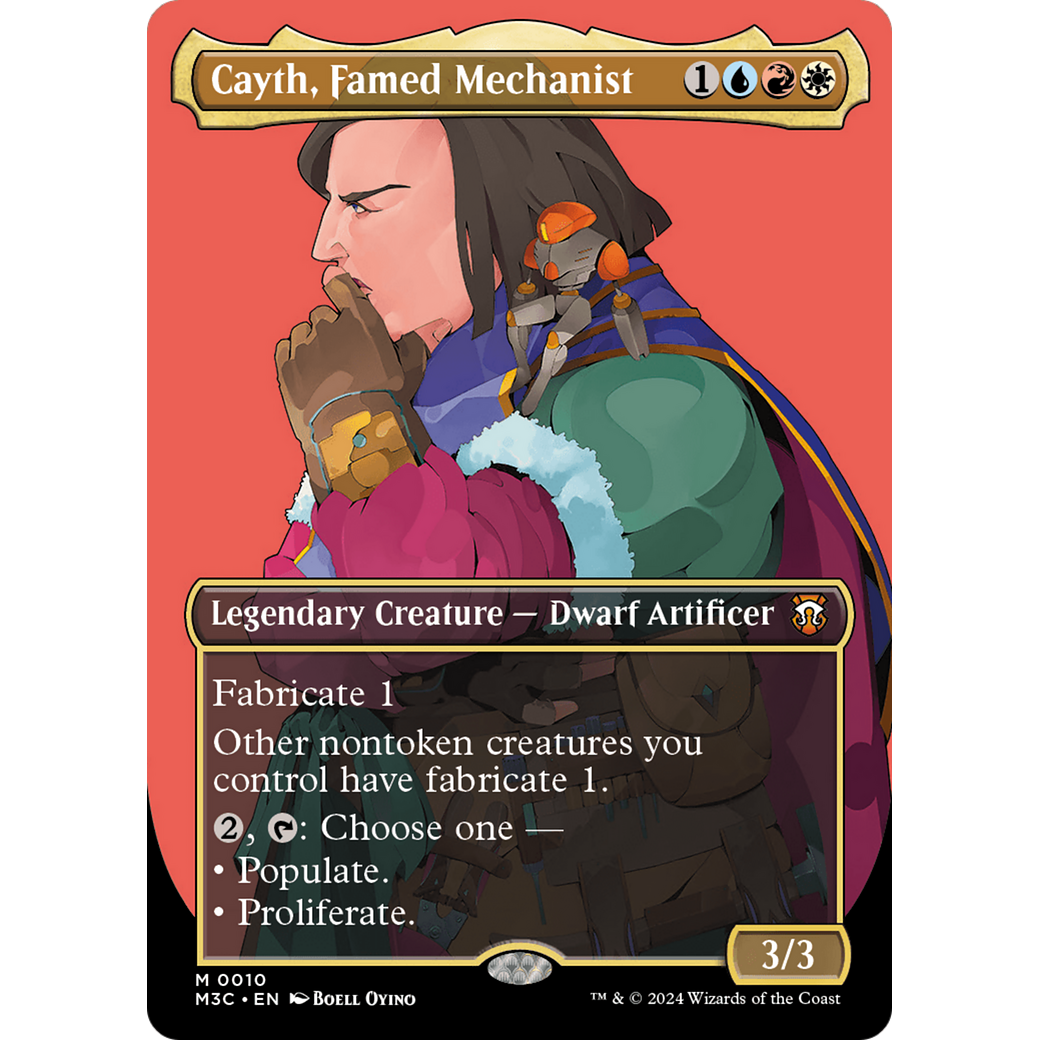 Cayth, Famed Mechanist (M3C-010) - Modern Horizons 3 Commander (Borderless)
