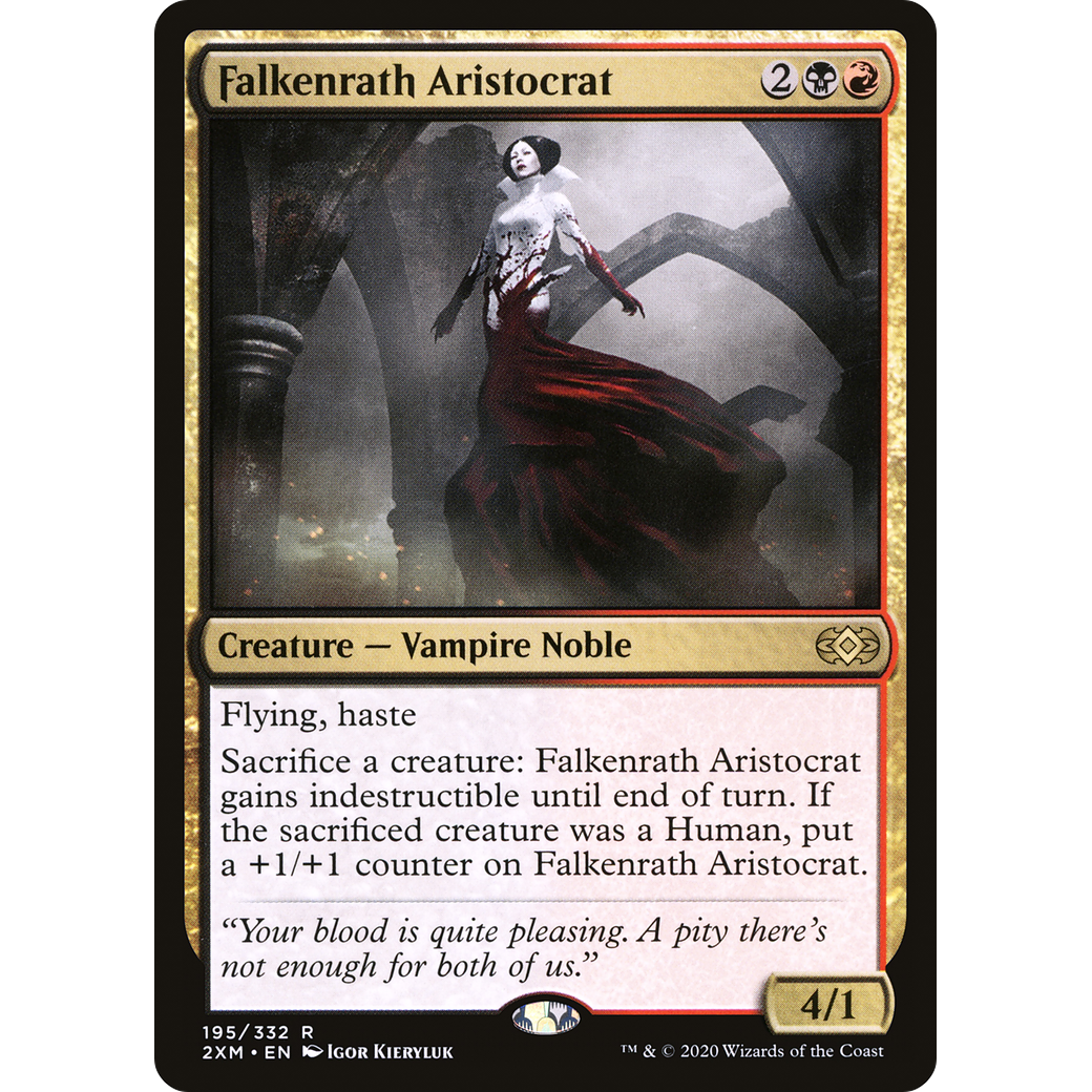 Falkenrath Aristocrat (2XM-195) - Double Masters Foil