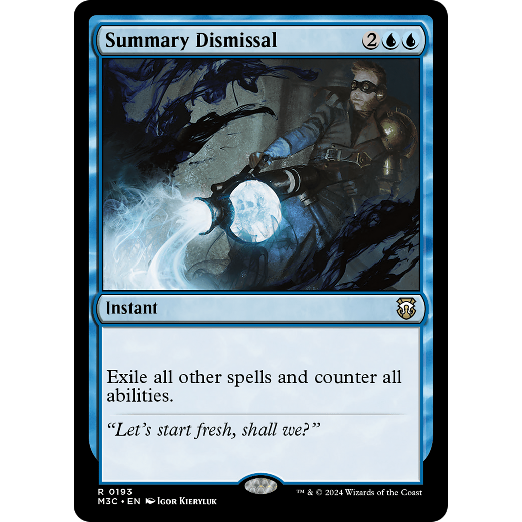 Summary Dismissal (M3C-193) - Modern Horizons 3 Commander Foil