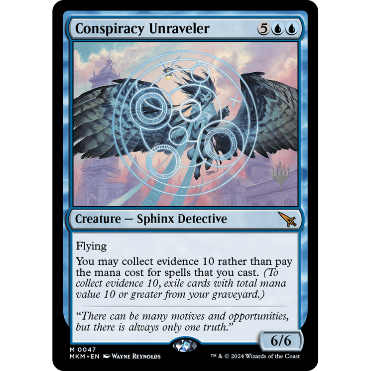 Conspiracy Unraveler (PPMKM-47P) - Murders at Karlov Manor Promos Foil