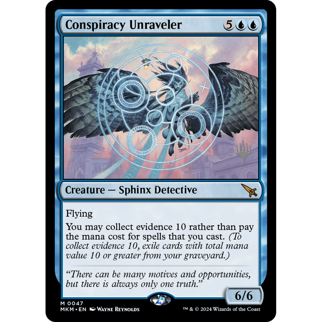 Conspiracy Unraveler (PPMKM-47P) - Murders at Karlov Manor Promos Foil