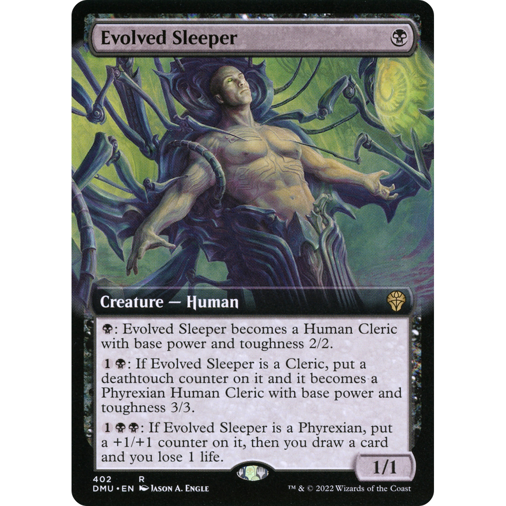 Evolved Sleeper (Extended Art) (DMU-402) - Dominaria United: (Extended Art)