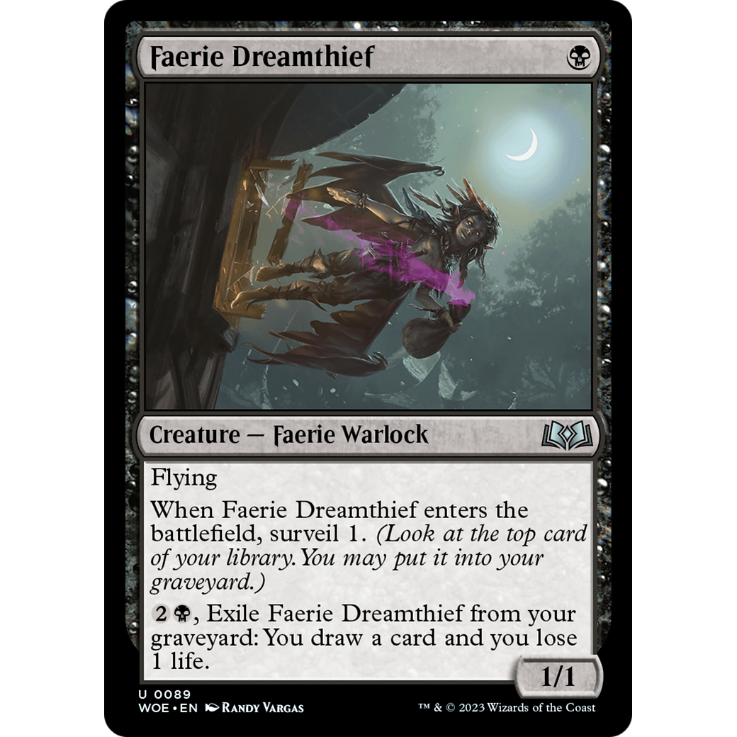 Faerie Dreamthief (WOE-089) - Wilds of Eldraine