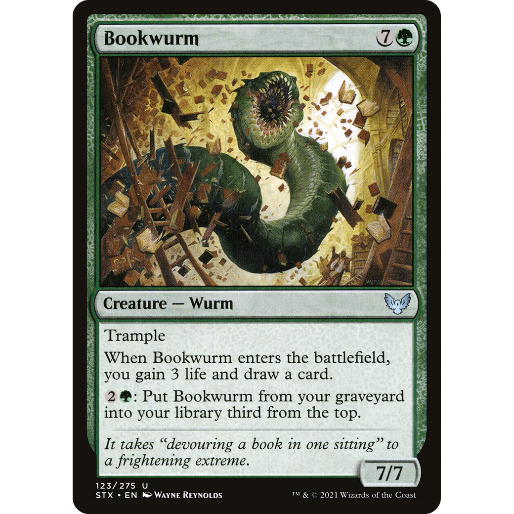 Bookwurm (STX-123) - Strixhaven: School of Mages