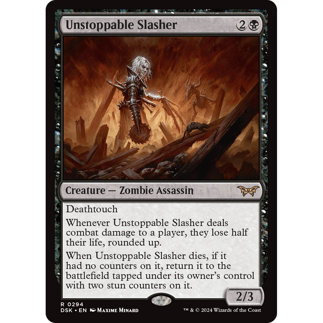 Unstoppable Slasher (DSK-294) - Duskmourn: House of Horror Foil