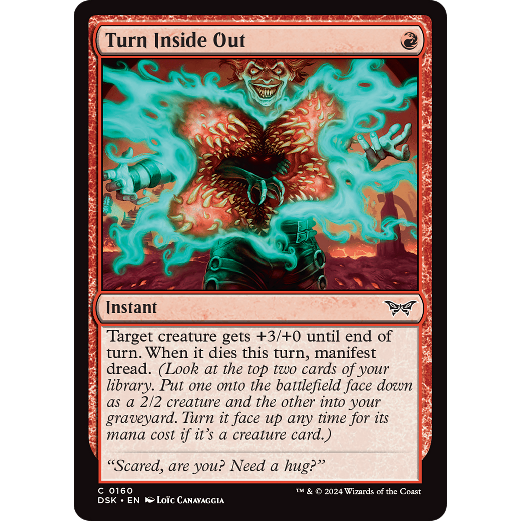 Turn Inside Out (DSK-160) - Duskmourn: House of Horror