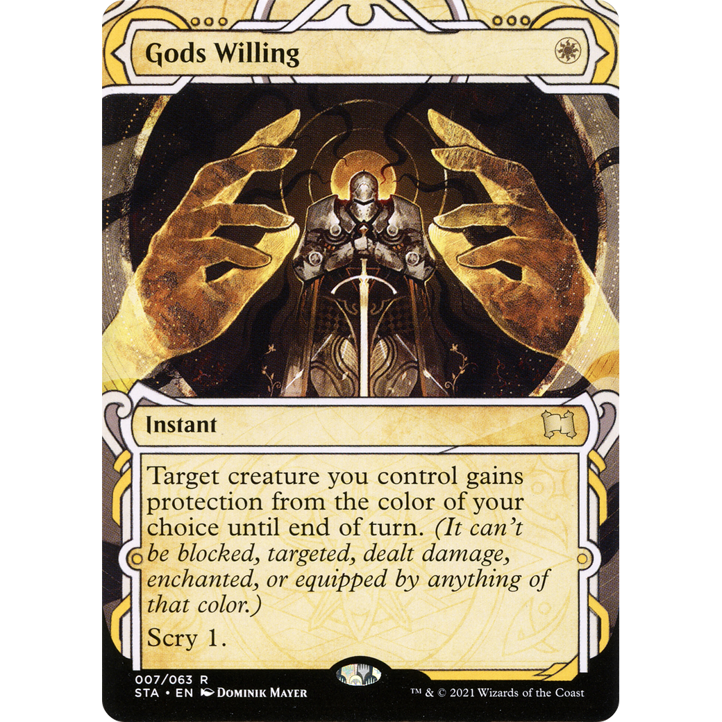 Gods Willing (STA-007) - Strixhaven Mystical Archive: (Showcase) (Borderless)