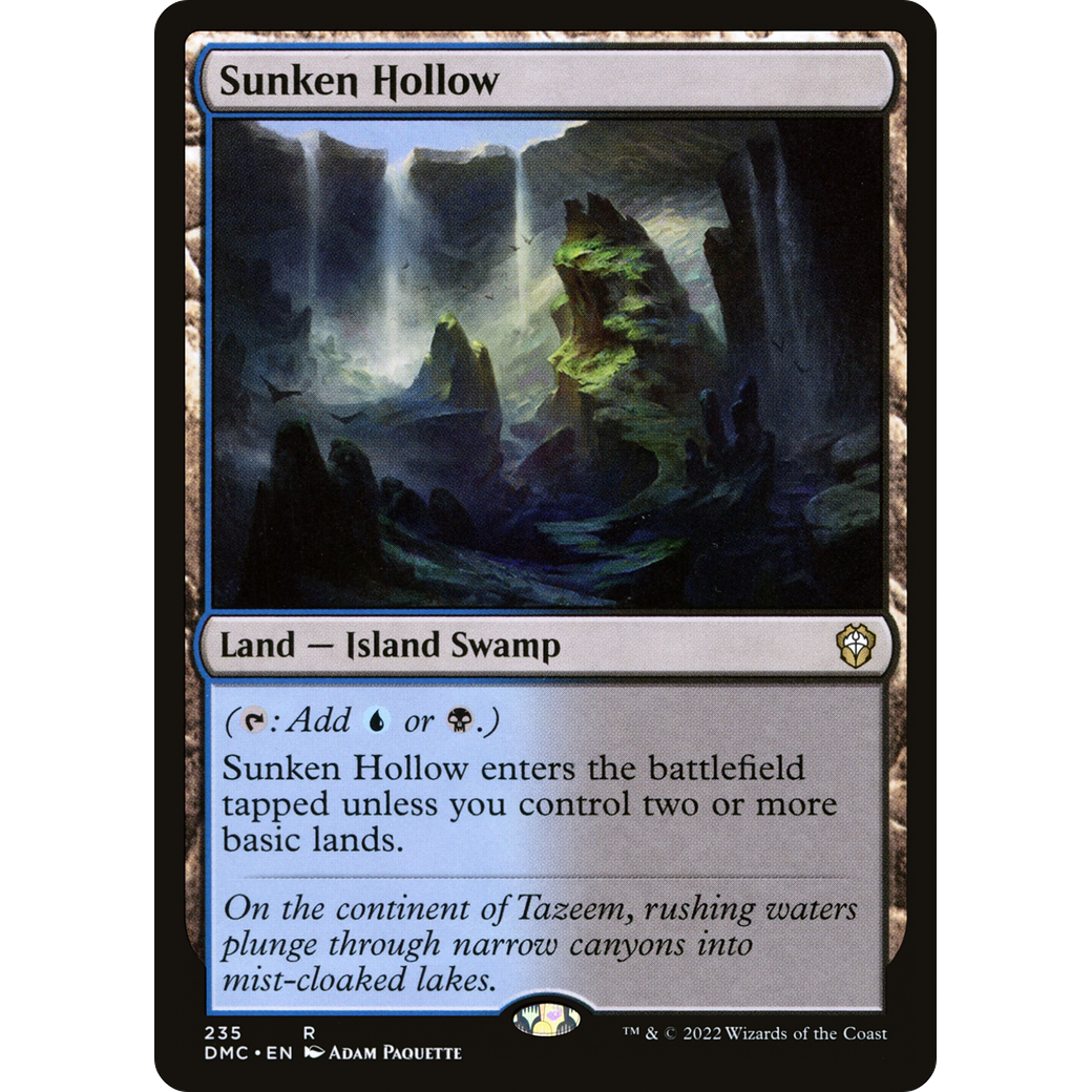 Sunken Hollow (DMC-235) - Dominaria United Commander