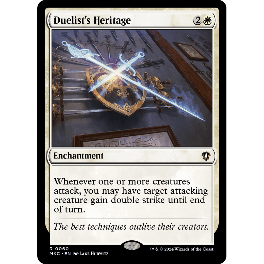 Duelist's Heritage (MKC-060) - Murders at Karlov Manor Commander