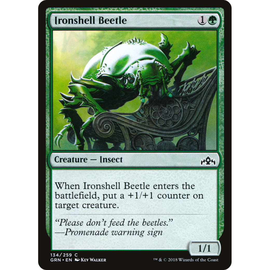 Ironshell Beetle (GRN-134) - Guilds of Ravnica