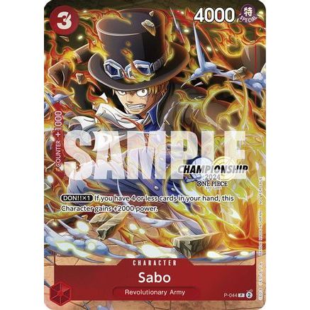Sabo (CS 2024 Event Pack Finalist) (P-044) - One Piece Promotion Cards Foil