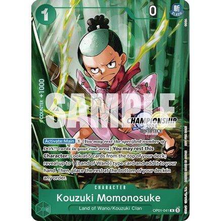 Kouzuki Momonosuke (CS 2024 Celebration Pack) (OP01-041) - One Piece Promotion Cards Foil