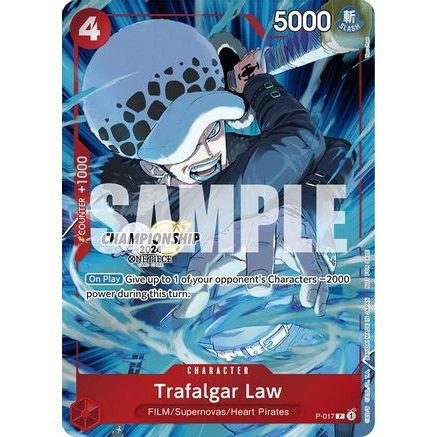 Trafalgar Law (CS 2024 Celebration Pack) (P-017) - One Piece Promotion Cards Foil