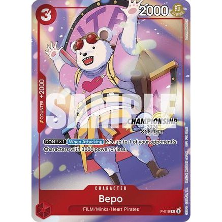Bepo (CS 2024 Celebration Pack) (P-019) - One Piece Promotion Cards Foil