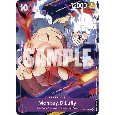 Monkey.D.Luffy (CS 2024 Participation) (P-041) - One Piece Promotion Cards Foil
