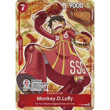 Monkey.D.Luffy (Bandai Card Games Fest 24-25) (P-080) - One Piece Promotion Cards