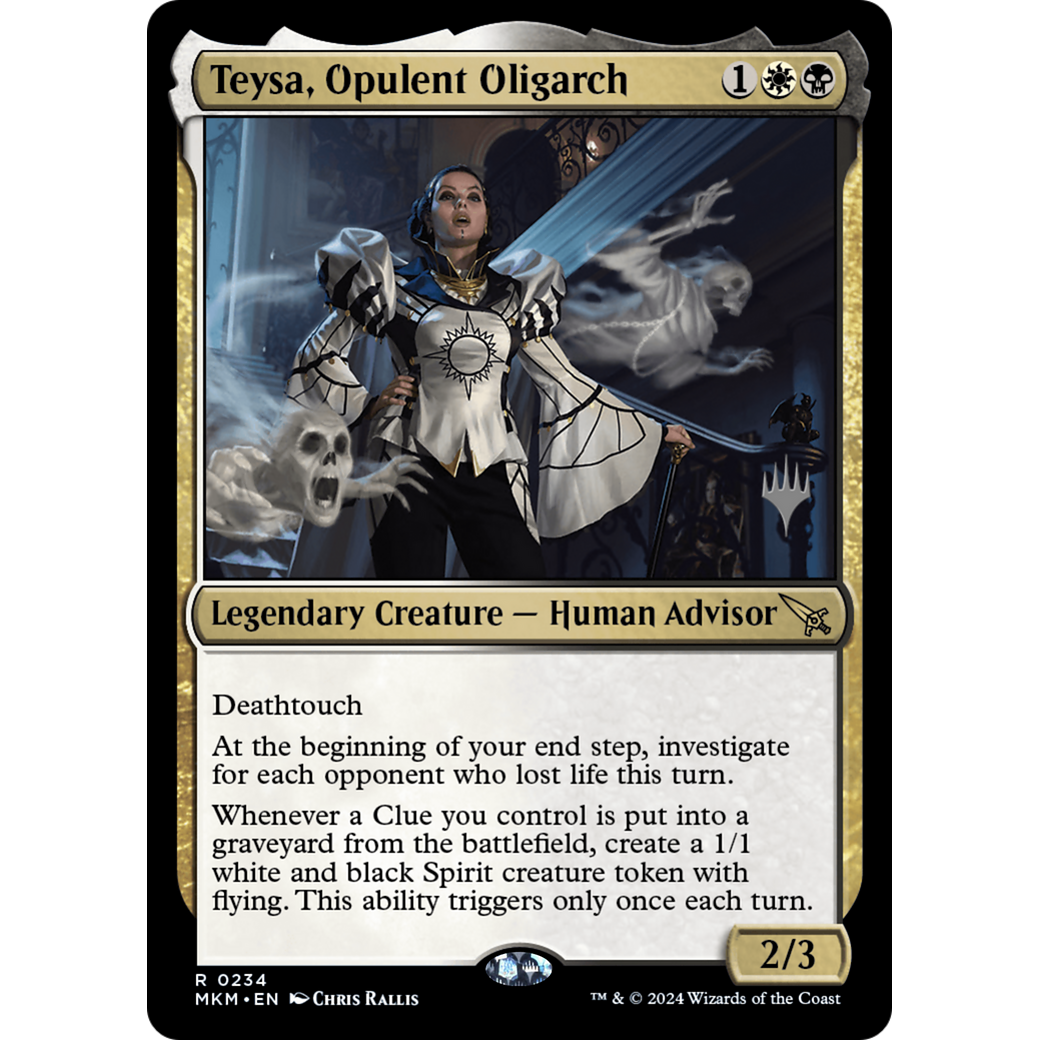 Teysa, Opulent Oligarch (PPMKM-234P) - Murders at Karlov Manor Promos Foil