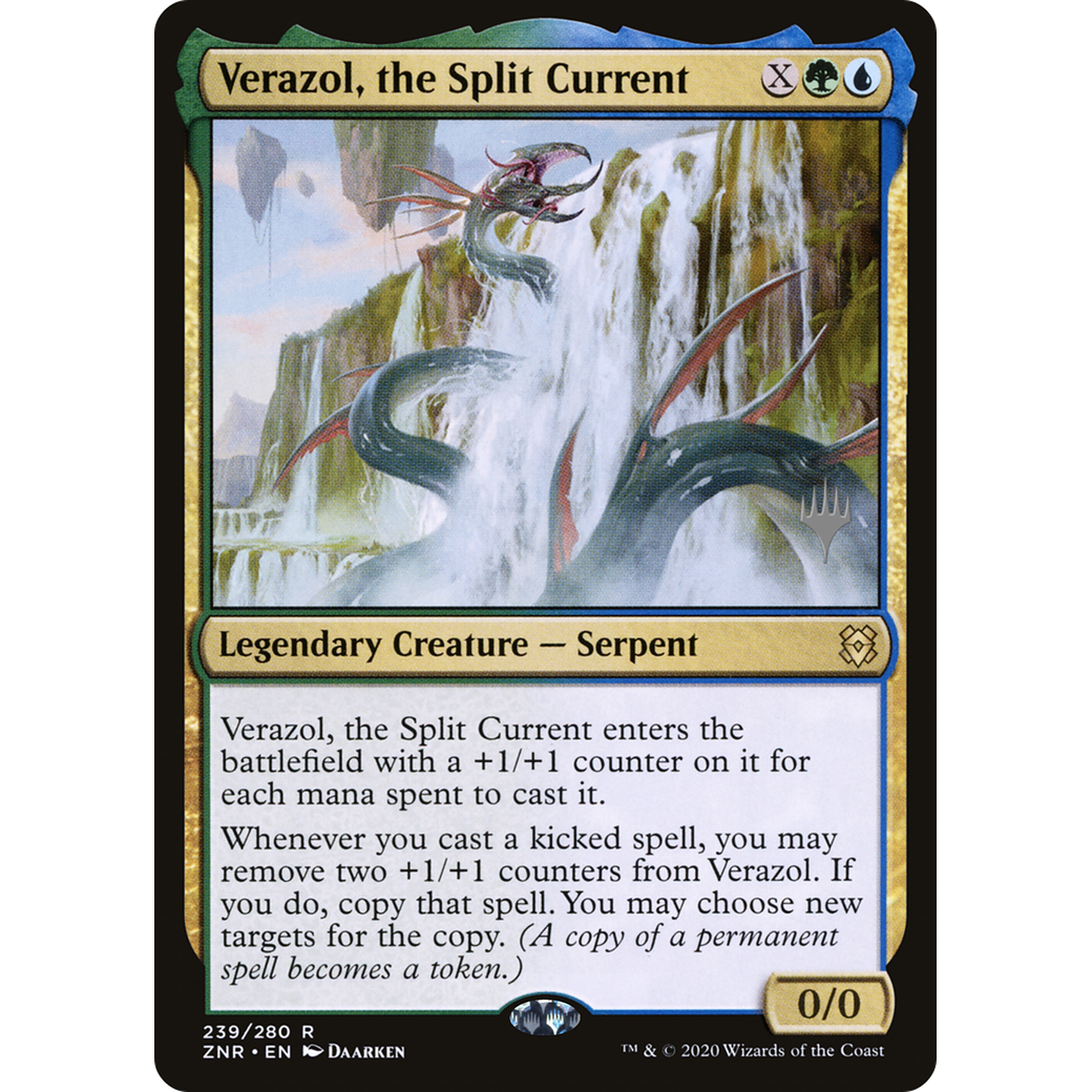 Verazol, the Split Current (PPZNR-239) - Zendikar Rising Promos Foil