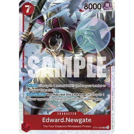 Edward.Newgate (ST15-002) (ST15-002) - Starter Deck 15: RED Edward.Newgate Foil