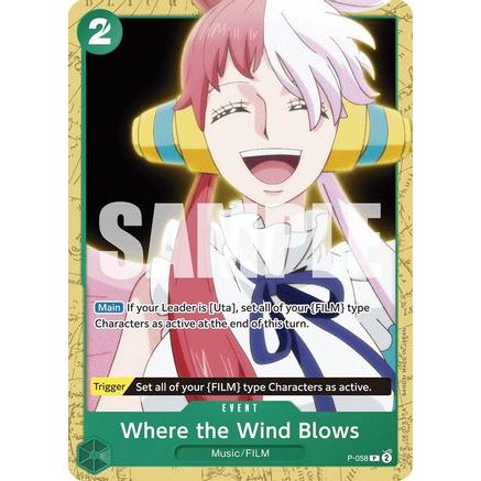 Where the Wind Blows (P-058) - Starter Deck 16: GREEN Uta
