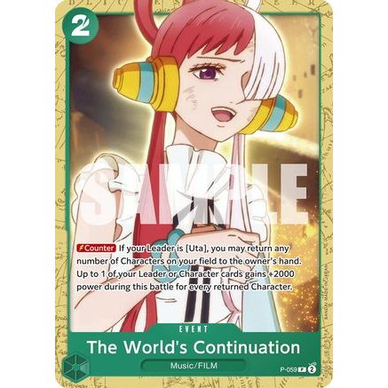 The World's Continuation (P-059) - Starter Deck 16: GREEN Uta