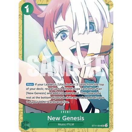 New Genesis (ST11-004) - Starter Deck 16: GREEN Uta