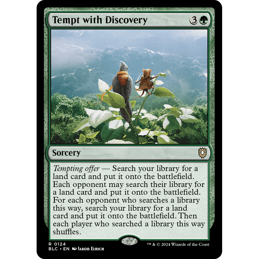 Tempt with Discovery (BLC-124) - Bloomburrow Commander