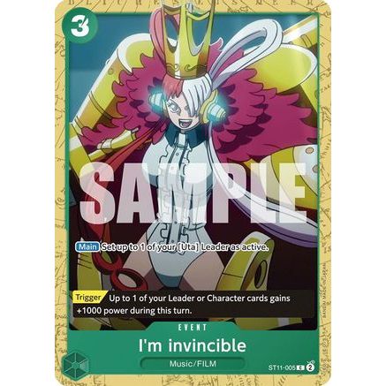 I'm invincible (ST11-005) - Starter Deck 16: GREEN Uta
