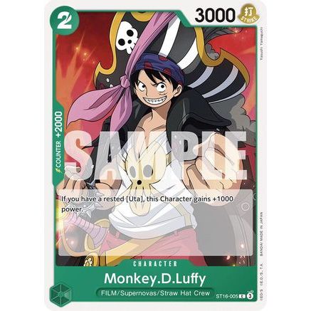 Monkey.D.Luffy (ST16-005) (ST16-005) - Starter Deck 16: GREEN Uta