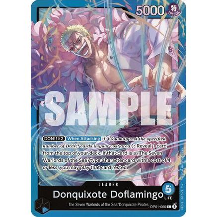 Donquixote Doflamingo (OP01-060) (OP01-060) - Starter Deck 17: BLUE Donquixote Doflamingo Foil