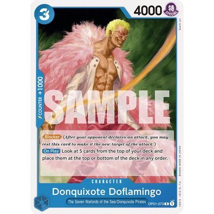 Donquixote Doflamingo (OP01-073) (OP01-073) - Starter Deck 17: BLUE Donquixote Doflamingo