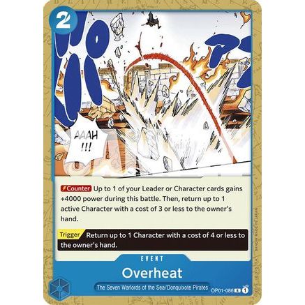 Overheat (OP01-086) - Starter Deck 17: BLUE Donquixote Doflamingo