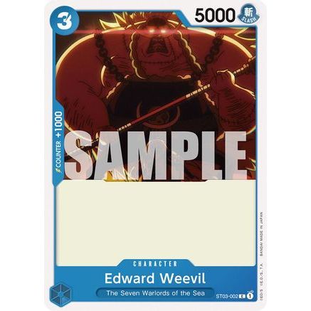 Edward Weevil (ST03-002) - Starter Deck 17: BLUE Donquixote Doflamingo