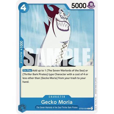 Gecko Moria (ST03-004) (ST03-004) - Starter Deck 17: BLUE Donquixote Doflamingo