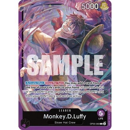 Monkey.D.Luffy (OP05-060) (OP05-060) - Starter Deck 18: PURPLE Monkey.D.Luffy Foil
