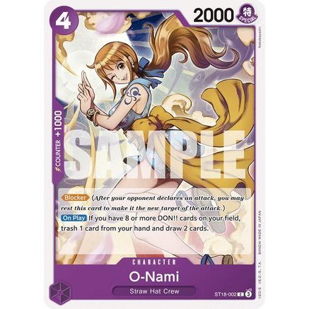 O-Nami (ST18-002) - Starter Deck 18: PURPLE Monkey.D.Luffy