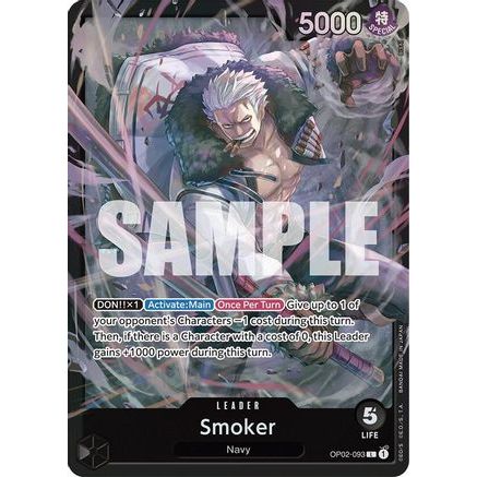 Smoker (OP02-093) (OP02-093) - Starter Deck 19: BLACK Smoker Foil