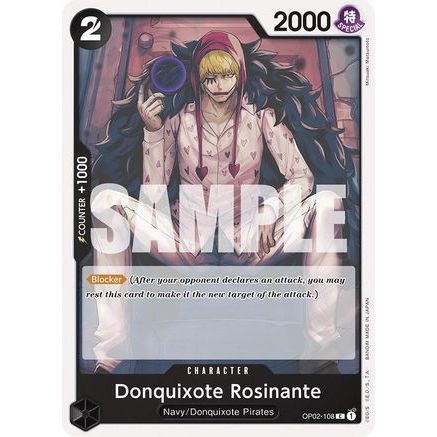 Donquixote Rosinante (OP02-108) - Starter Deck 19: BLACK Smoker