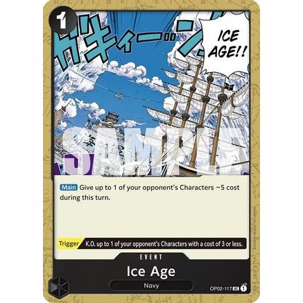 Ice Age (OP02-117) - Starter Deck 19: BLACK Smoker
