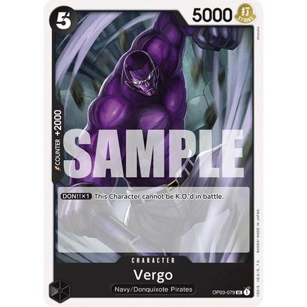 Vergo (OP03-079) - Starter Deck 19: BLACK Smoker