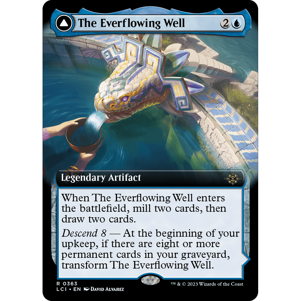 The Everflowing Well // The Myriad Pools (LCI-363) - The Lost Caverns of Ixalan: (Extended Art)