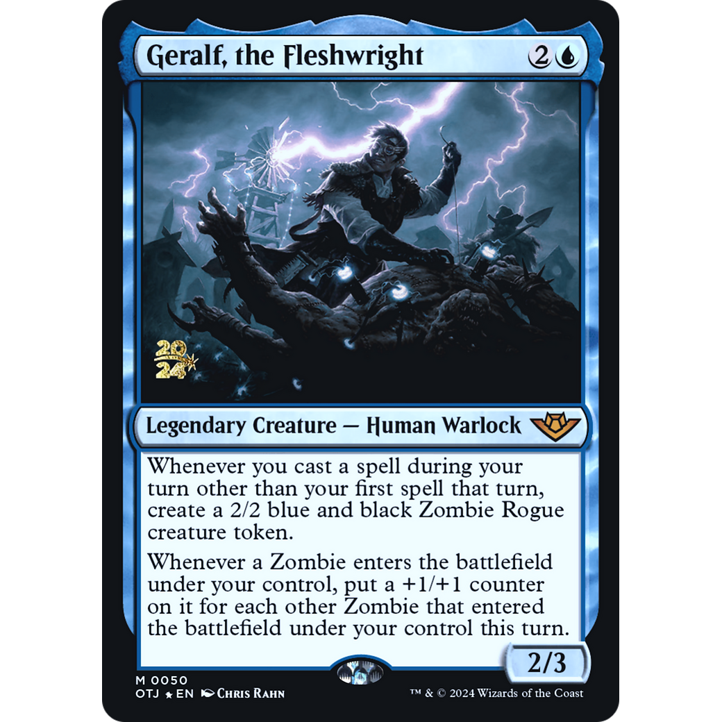 Geralf, the Fleshwright (PRE-50S) - Outlaws of Thunder Junction Promos Foil