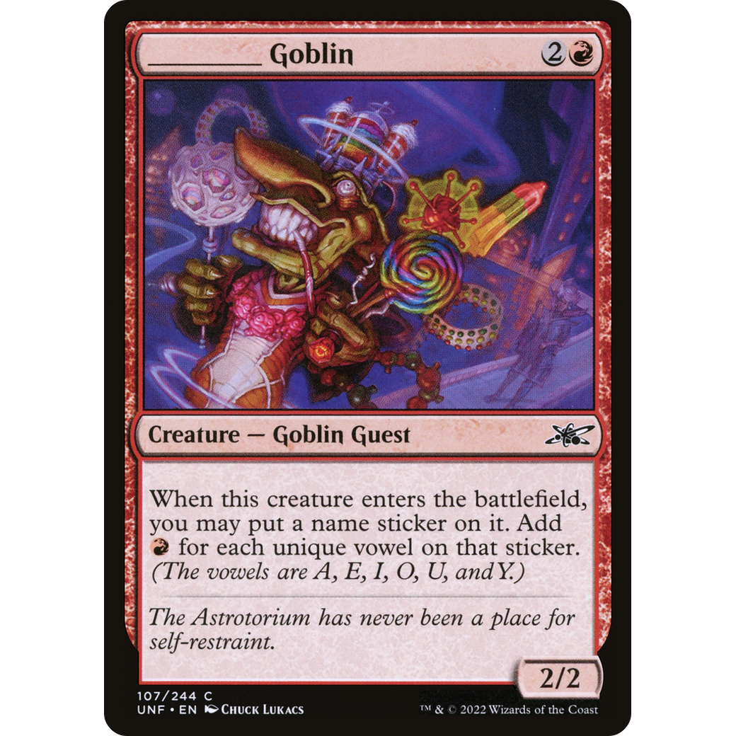 _____ Goblin (UNF-107) - Unfinity