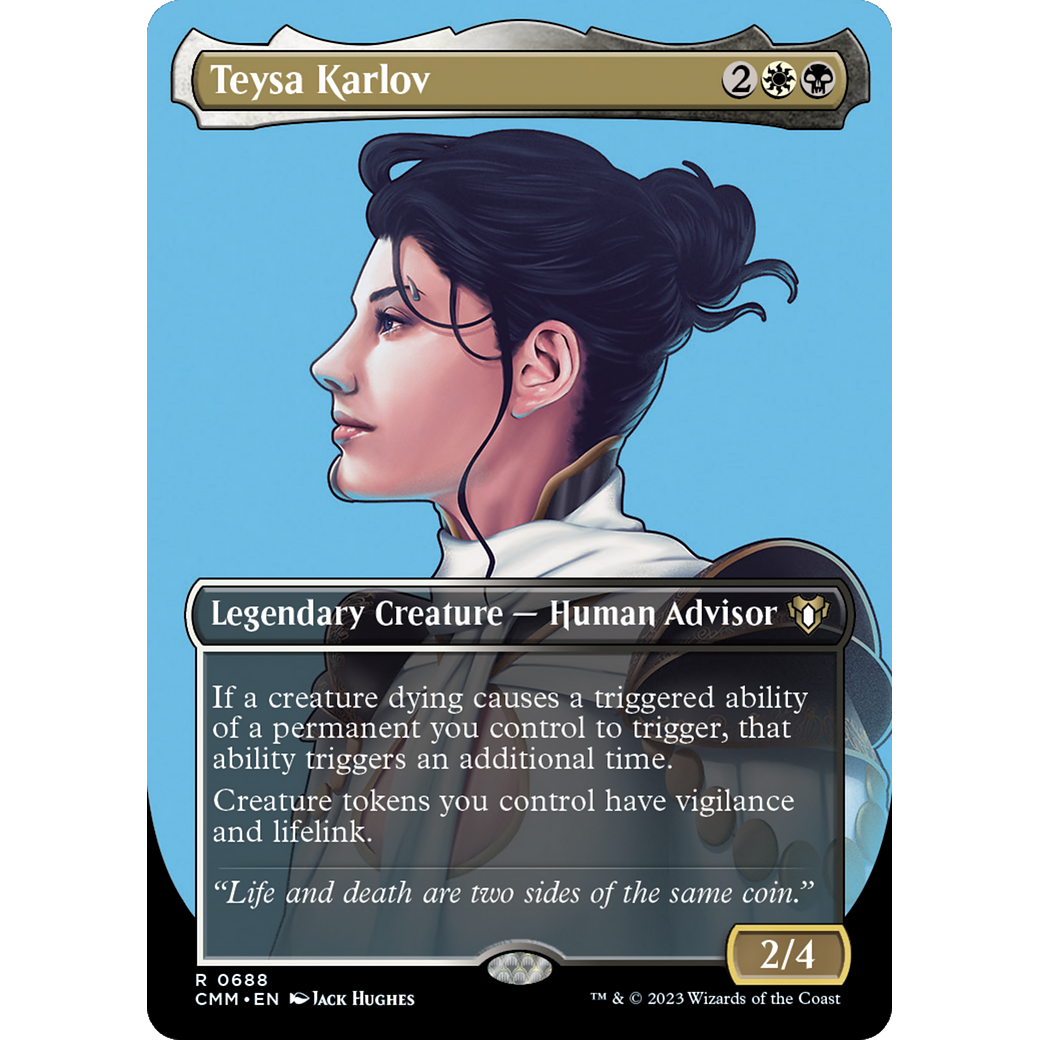 Teysa Karlov (CMM-688) - Commander Masters (Borderless)