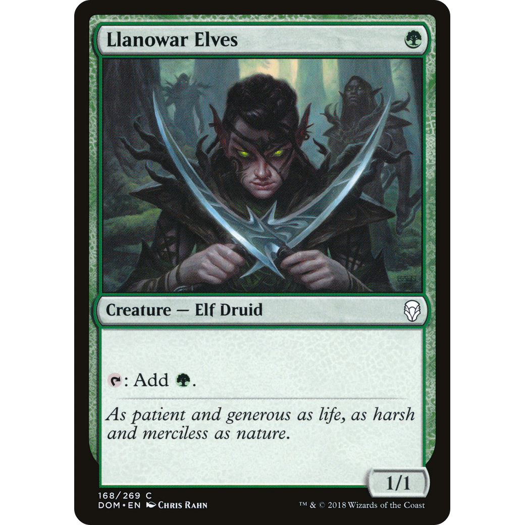 Llanowar Elves (DOM-168) - Dominaria
