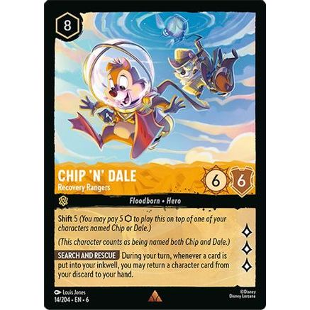 Chip 'n' Dale - Recovery Rangers (14/204) - Azurite Sea Cold Foil
